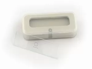 Lama de microscop combinată pentru calibrare cu scară de 0,1 mm și 0,01 mm