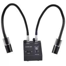 Iluminare LED cu gât de lebădă dublu - model cu lumină spot