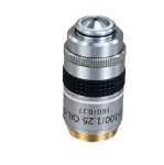 Obiectiv plan acromatic 100x cu diafragmă iris