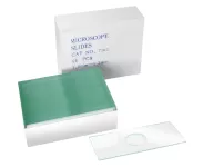 Lama de microscop pentru preparat cu centru adâncit (50 buc)