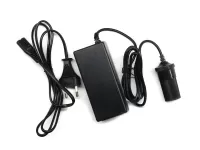 Adaptor de rețea 230V (12V / 5A) cu priză pentru brichetă