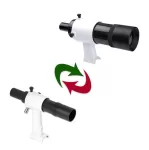 Căutător SkyWatcher 9x50 (negru, poziție inversată) + suport în loc de căutător 6x30