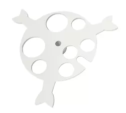 Tavă pentru ocular pentru trepied din oțel