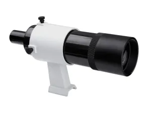 SkyWatcher 9x50 căutător (negru, poziție inversată) + trepied din aluminiu alb
